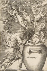 Épiméthée ouvrant la boîte de Pandore