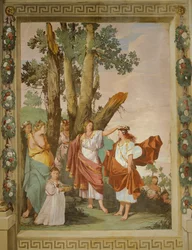 Couronnement de la nymphe Amaryllis, gagnante de la course