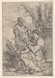 La Sainte Famille avec la Vierge lisant un livre, 1640-60