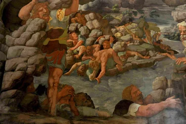 La Chute des Géants, Sala dei Giganti, 1536
