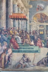 La Donation de Rome, détail