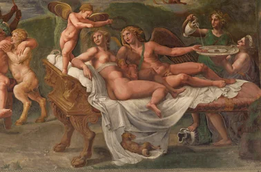 Festin de mariage de Cupidon et Psyché (détail)
