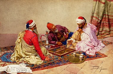 Les joueurs de backgammon