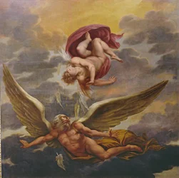 Dédale et Icare (peinture de plafond)