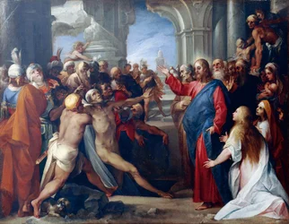 La Résurrection de Lazare, par Giuseppe Cesari