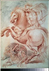 Saint Georges terrassant le dragon