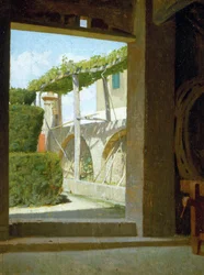 Depuis la cave de Diego Martelli, vers 1866