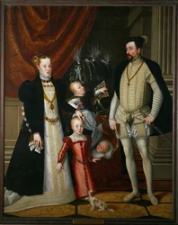 Empereur Maximilien II (huile sur toile)