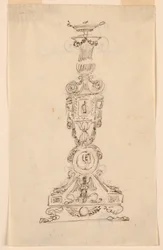 Conception pour un candélabre