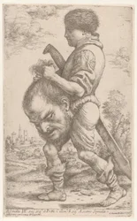 David portant la tête de Goliath, qu