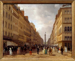 Vue de la rue de la Paix à Paris