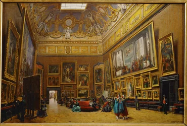 Le Salon Carre au Musee du Louvre …