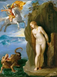 Allemand : Perseus befreit Andromeda Persée et Andromède