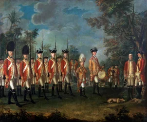 Lord George Lennox, Colonel du 25e Régiment de Pied, vers 1771