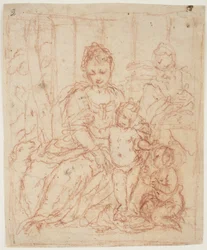 La Sainte Famille avec l