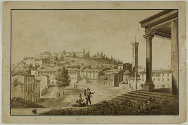 Vue de la Piazza de Fiesole