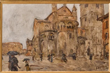 Piazza Grande sous la Pluie