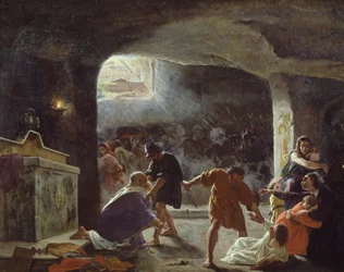 Les premiers chrétiens tués dans les catacombes