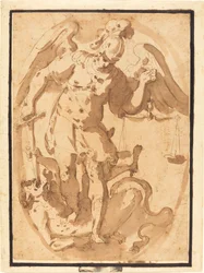 Saint Michel avec Lucifer