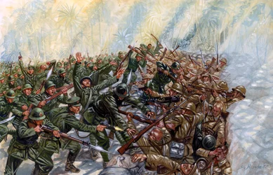 Guerre franco-thaïlandaise (1940-1941): bataille entre l