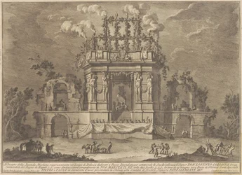 La Seconde Machine pour la Chinea de 1771 : Un palais de plaisir dédié à Bacchus