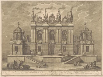 La Seconde Machine pour la Chinea de 1775 : Une corrida