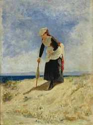 Femme sur la plage