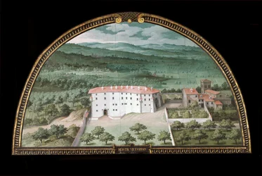 Vue de la Villa la Magia près de Pistoia, Italie