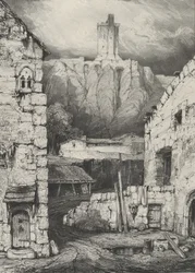 Donjon du Château de Polignac, 1830