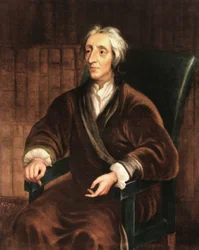 Portrait de John Locke, imprimé en 1944