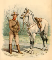 Fusiliers montés victoriens, 1890