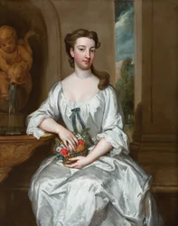 Portrait de Frances Thynne, duchesse de Somerset (huile sur toile)