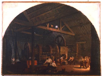 La Forge inclinée, vers 1845-1866