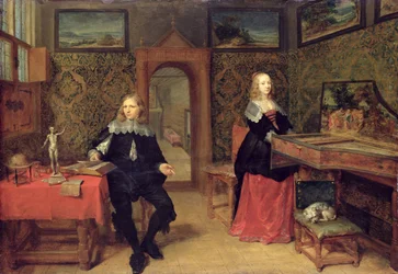 Le Jeune érudit et sa femme, 1640