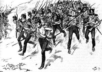 La brigade de gardes de Dilkess est arrivée, 1896, 1902
