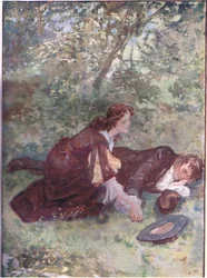 "Maître Ridd, êtes-vous fou ?", de Lorna Doone publié par W & R Chambers Ltd, 1921