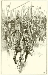 Normands chargeant à la bataille de Hastings