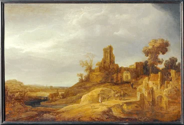 Paysage au pont …