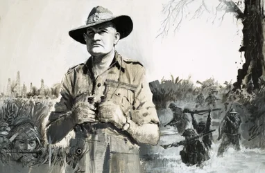 Le général Bill Slim, qui a mené la victoire contre les Japonais en Birmanie