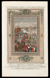 La célèbre bataille de la Boyne en Irlande, 1690