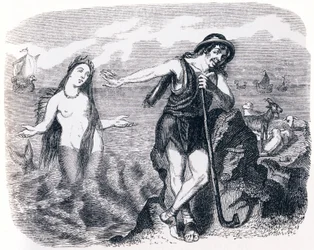 Le berger et la mer - Fables de La Fontaine