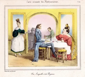 La carte vivante du restaurateur : une anguille et des rognons