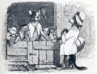 Le pou et ses deux compagnons - Fables de La Fontaine