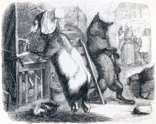 Le loup, la chèvre et le chevreau - Fables de La Fontaine