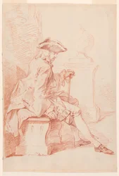 Gentilhomme assis