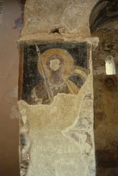 Fresques défigurées dans l