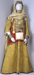 Costume de mariée doré d