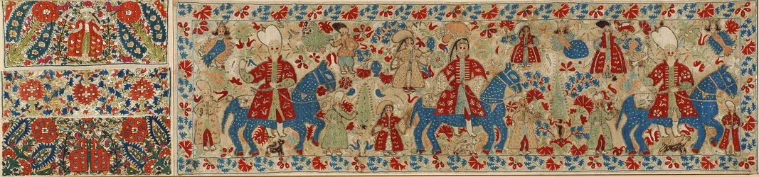 Coussin de mariage, de Ioannina, Ipeiros, XVIIe-XVIIIe siècle