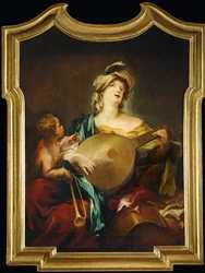 Allégorie de la musique (peinture sur toile)