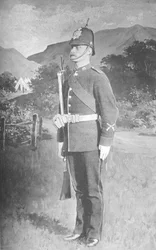 Sergent-major, The Connaught Rangers, vers 1880